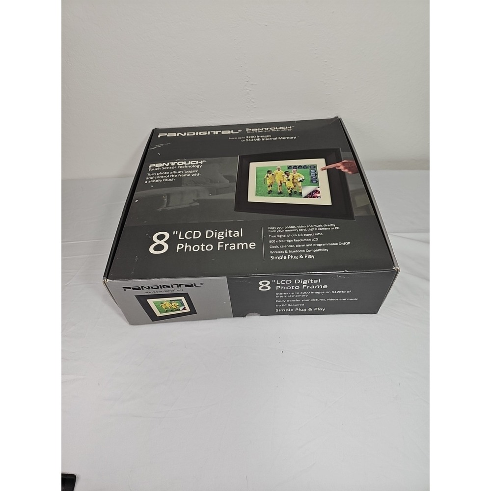 Pandigital PAN8051 ‎ 8" LCD Frame NEW NO PC REQUIRED Touch Screen 3200 Photos